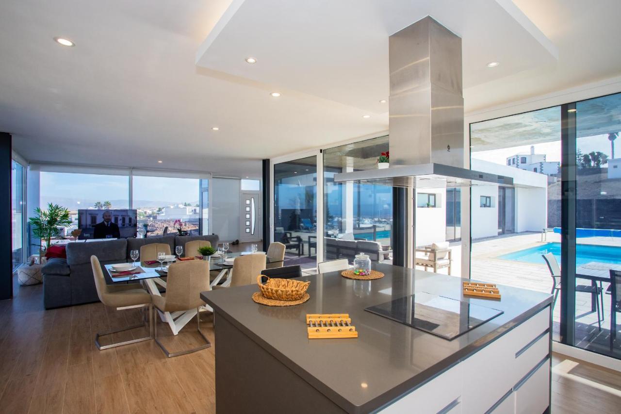 Eslanzarote Eco Villa Tony, Heated Pool, Jacuzzi, Sat Tv, Super Wifi La Costa Exterior photo